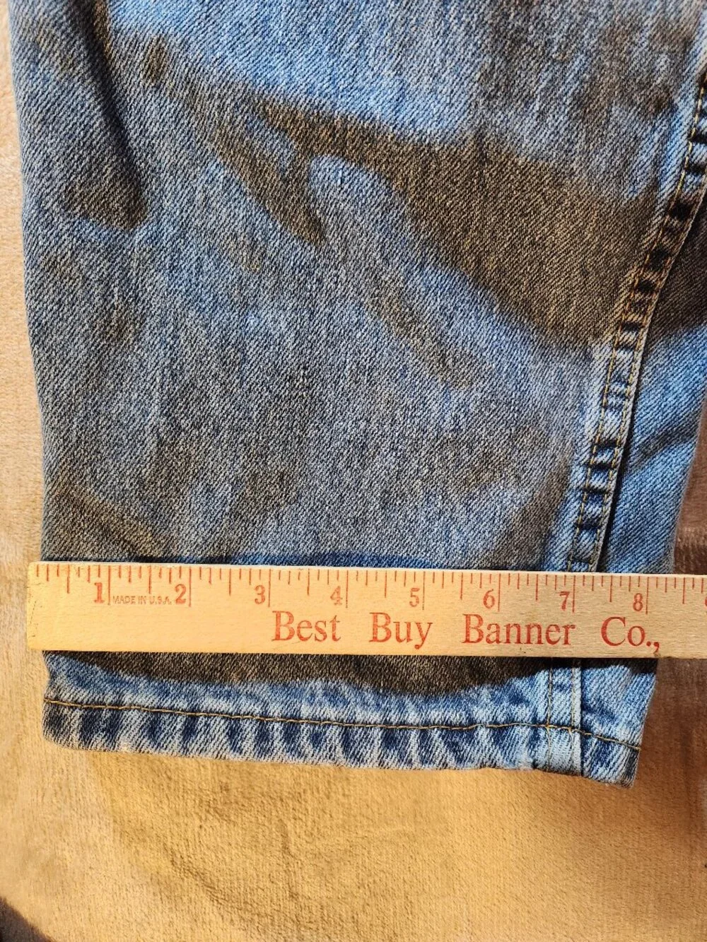Levis 505 Regular Fit Jeans, Size 36 x 32 - Blue